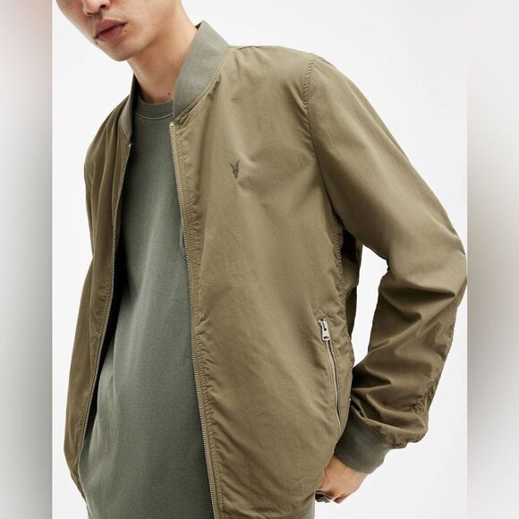 All Saints Basset Ramskull Bomber Jacket - Picture 3 of 13